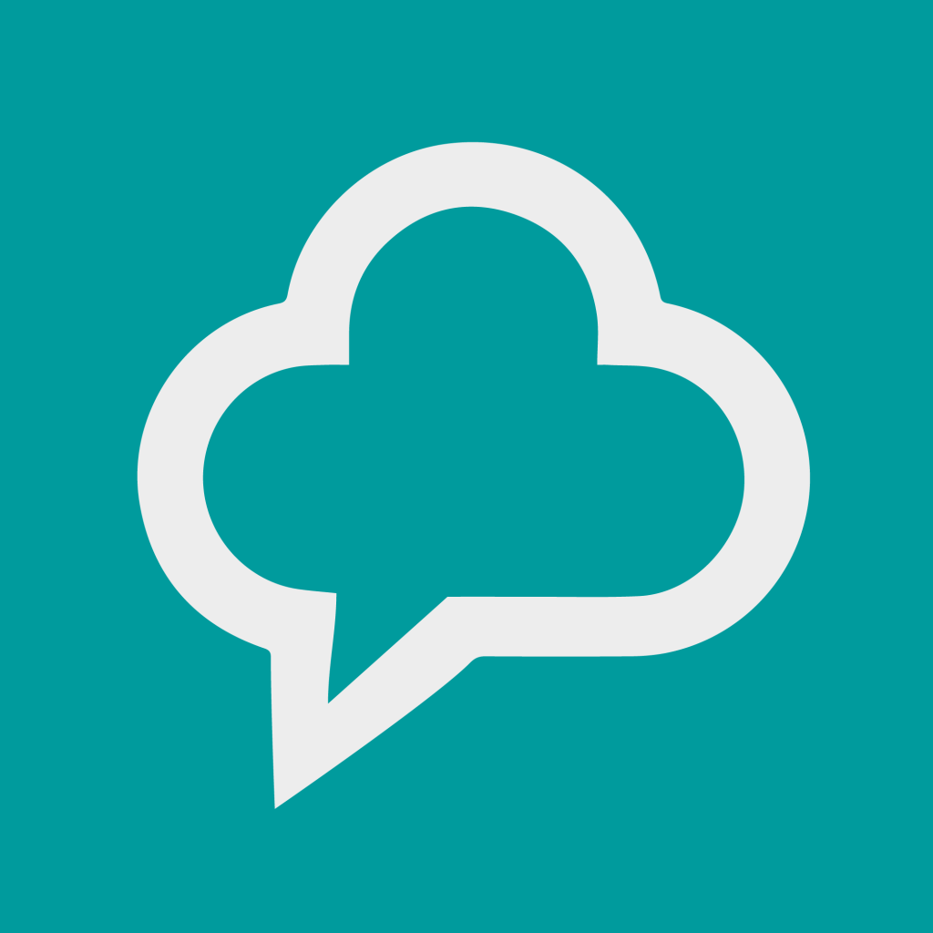 Icono de una nube para representar la sección de servicios cloud para empresas